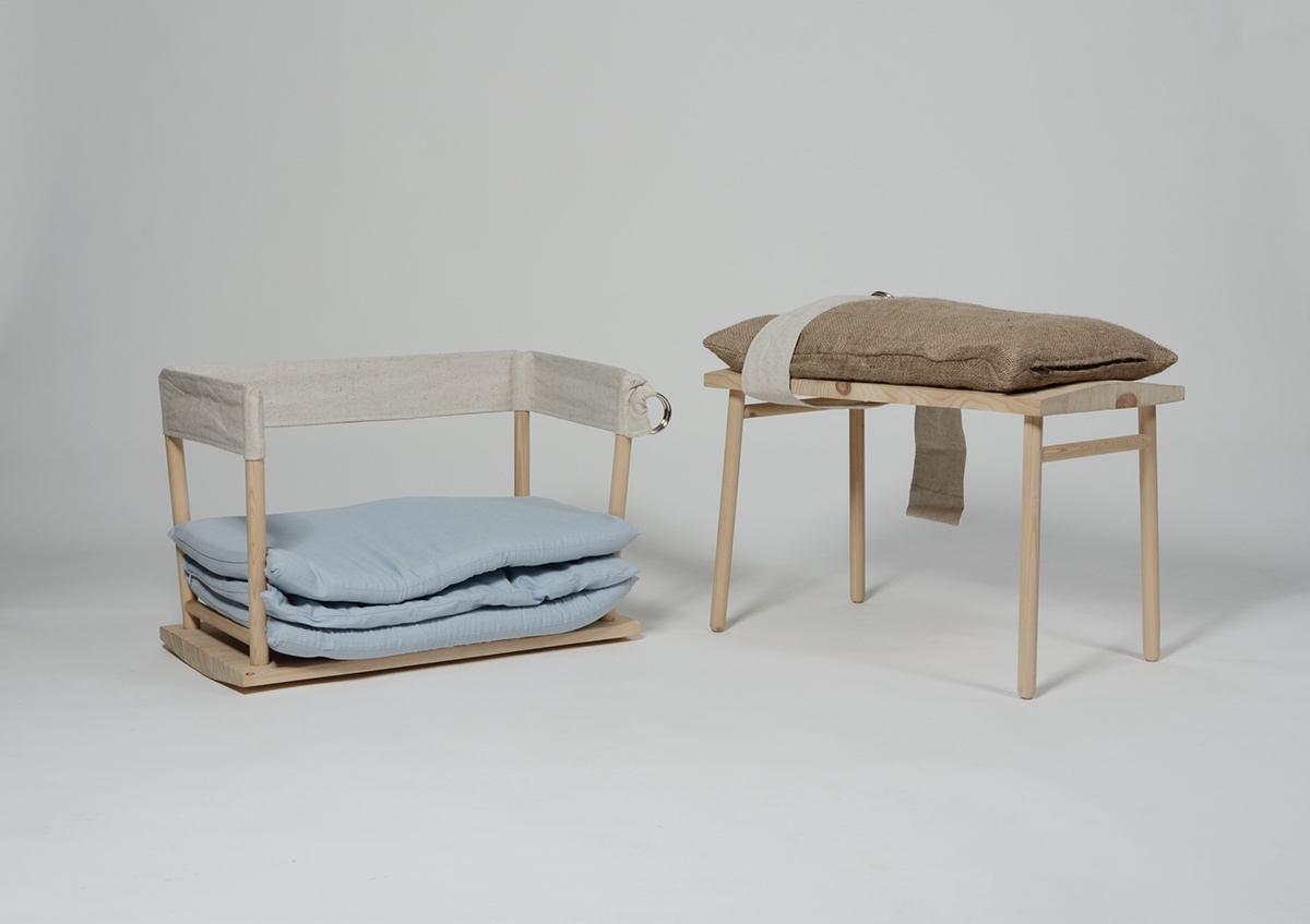 stool wood elements furniture design