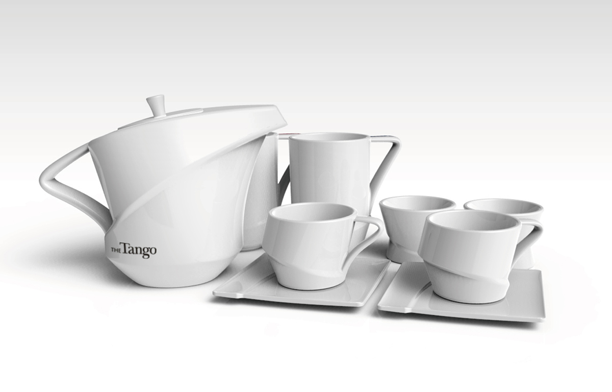 hotel TEA SET cups porcelain