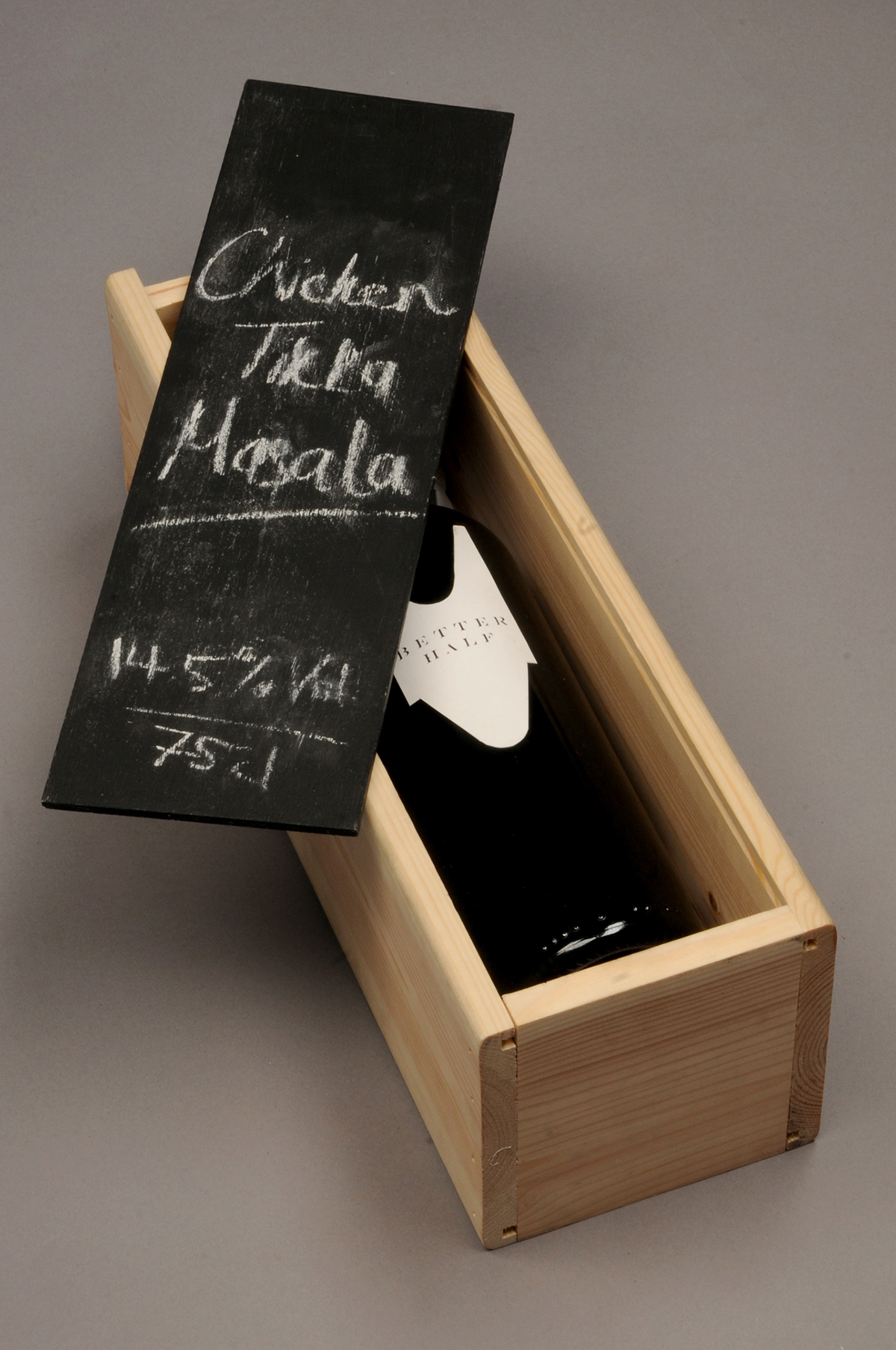 wine Wax Seal Wooden box wood bottle