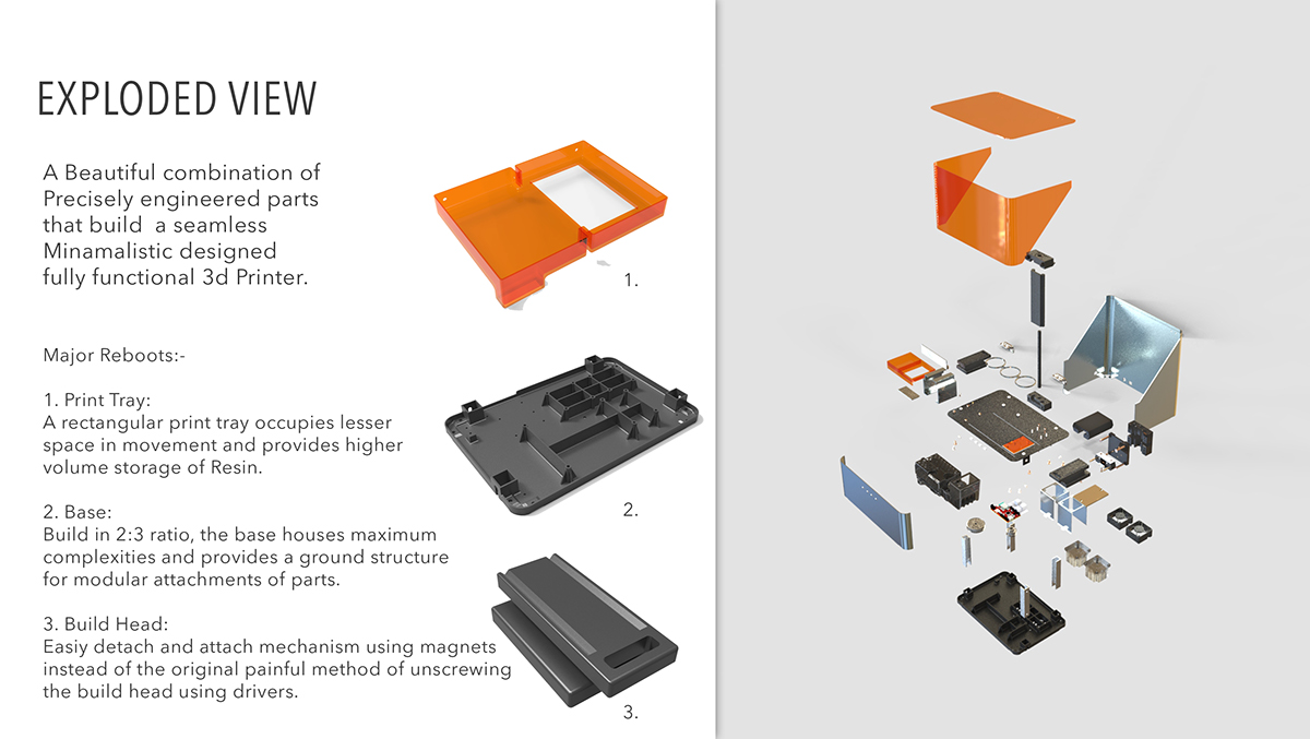 3D Printer industrial design  product design 