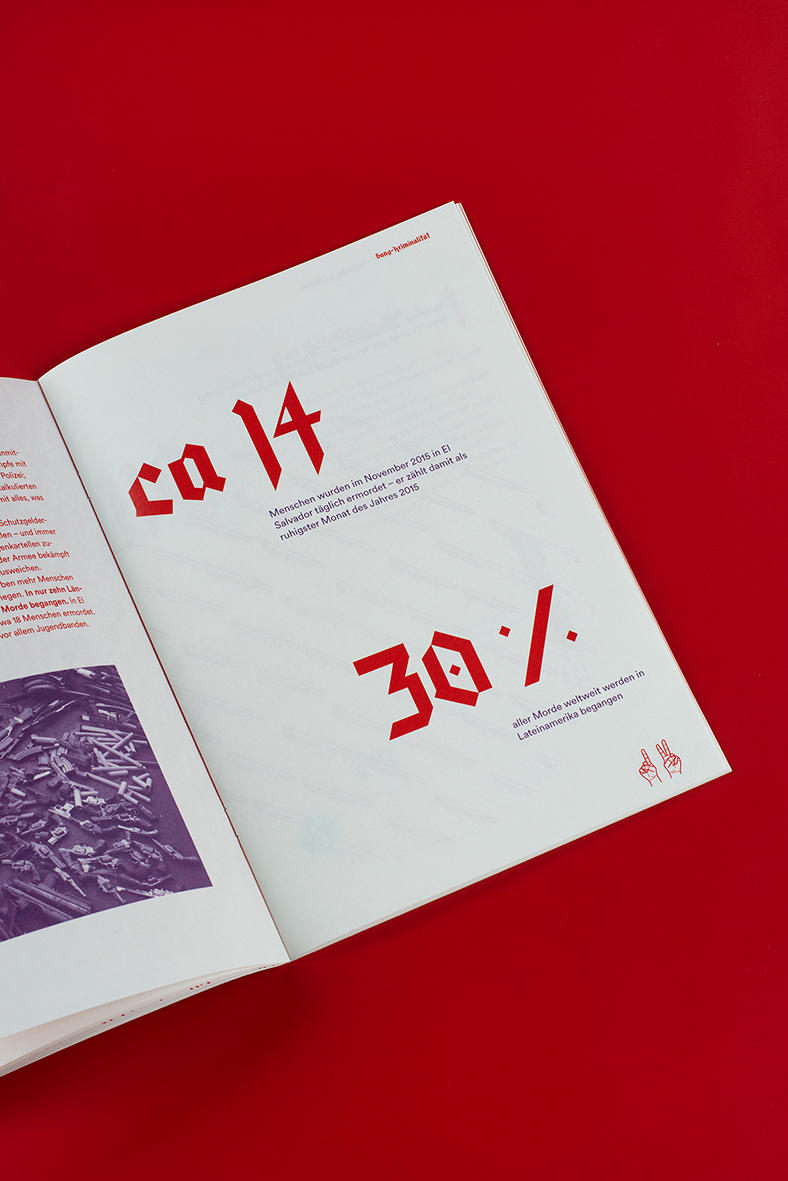 editorial design  infographic Fraktur graphic design  magazine