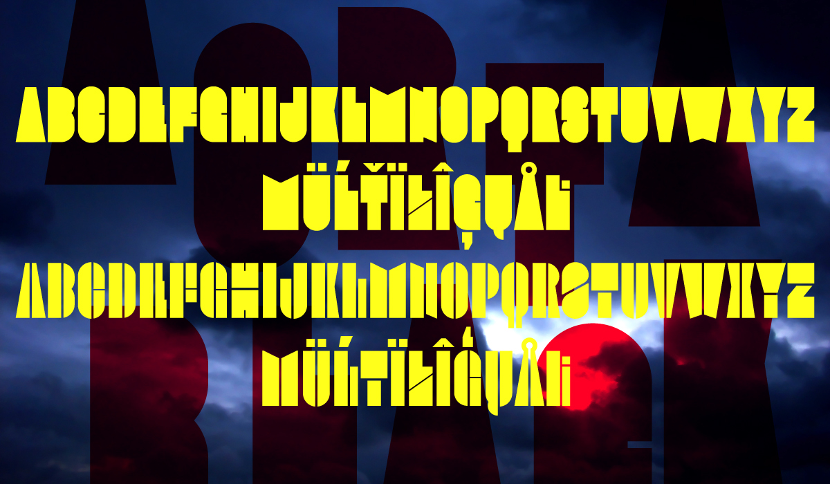 stencil clean condensed Cyrillic Display Headline Heavy narrow poster russian sans sans-serif solid magazine