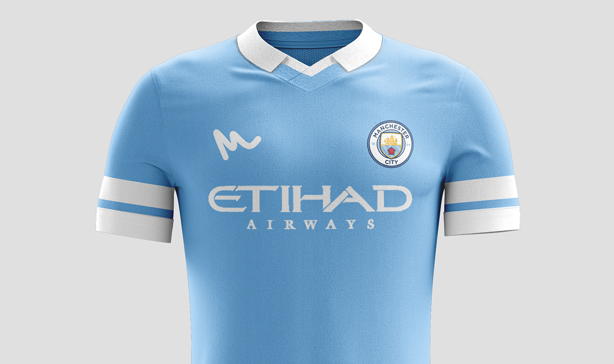 Manchester City football concept kit Kit Design sport