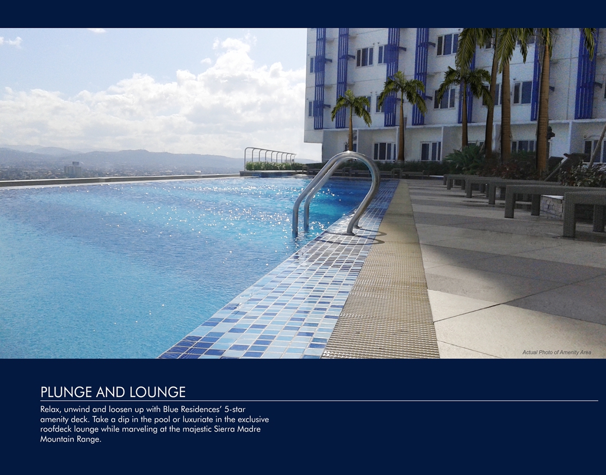 brochure SMDC Condo residential blue mini brochure