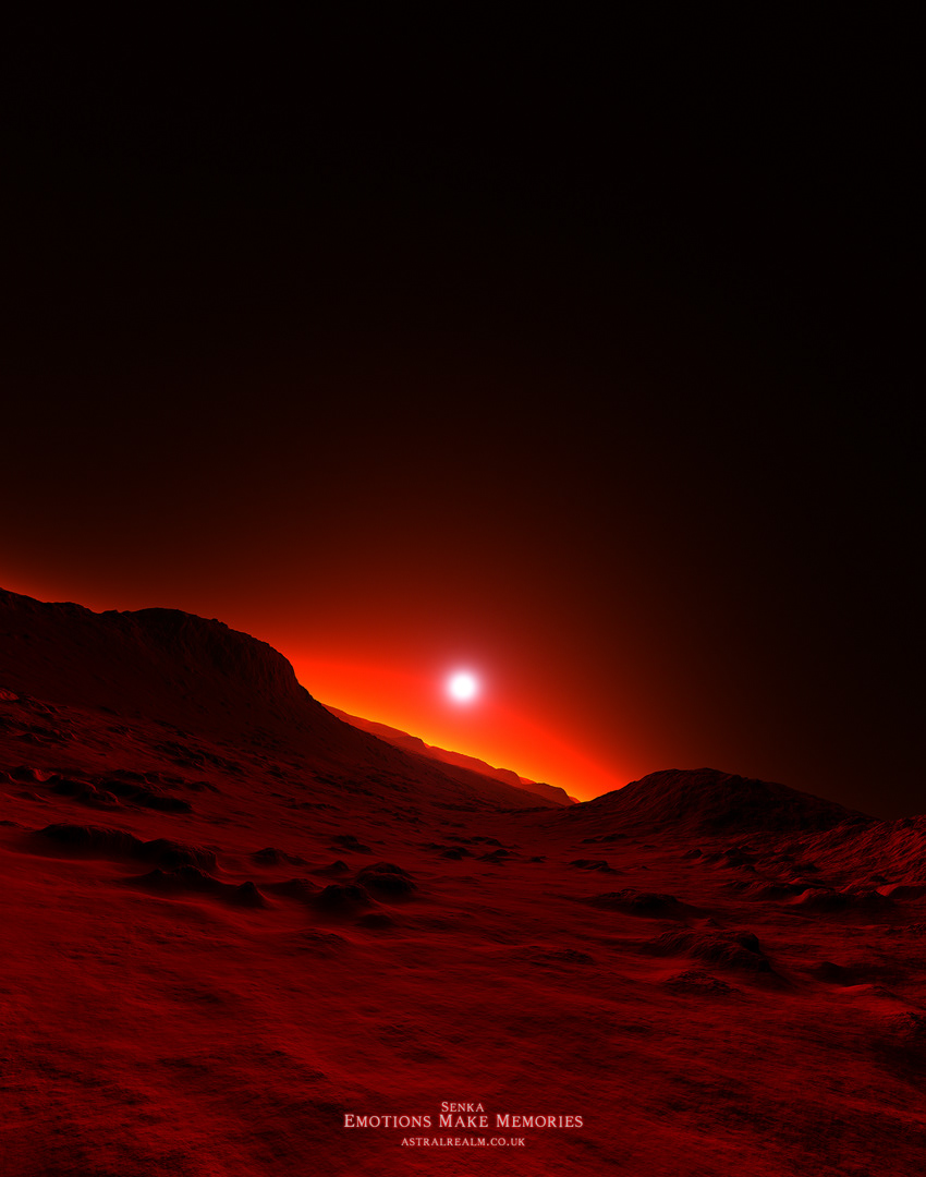 mojoworld spacescape Scifi fantasy exoplanet celestial Planets Space  desert scarlet
