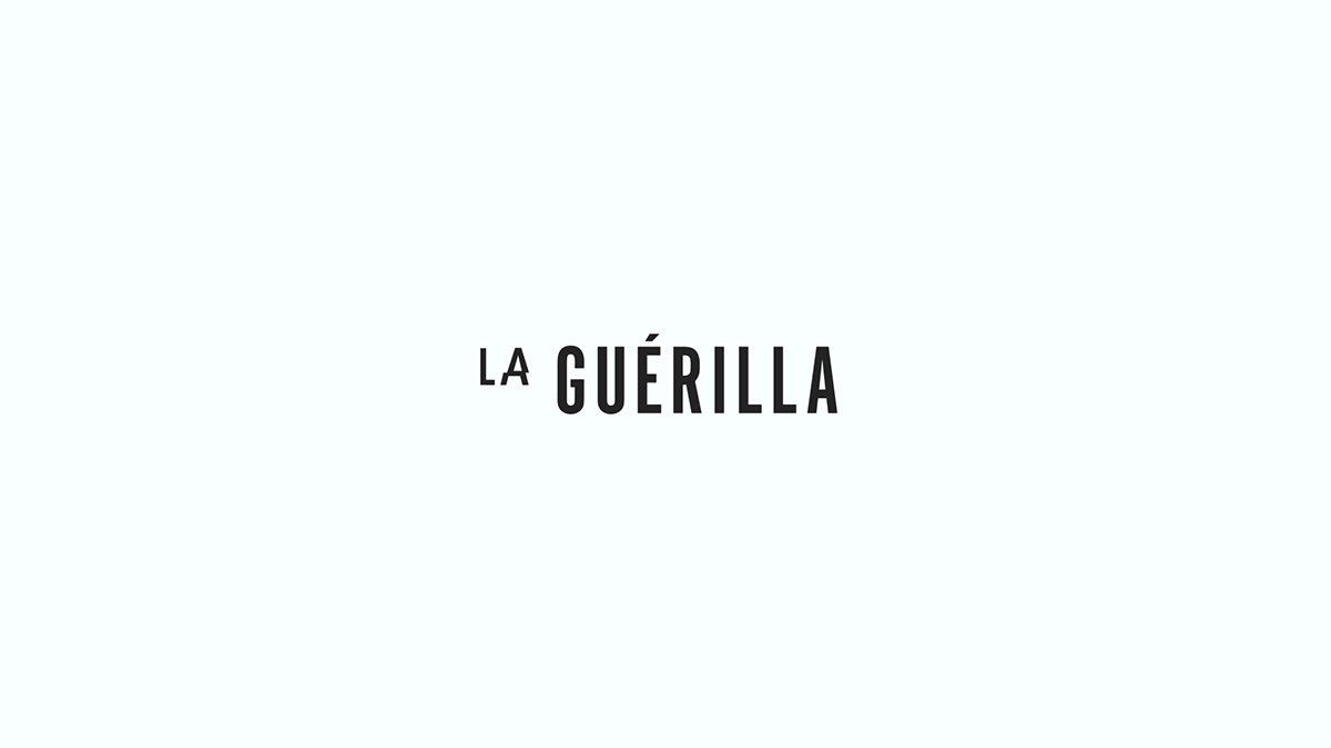 black White logo branding  identity Production Guerilla flag impact