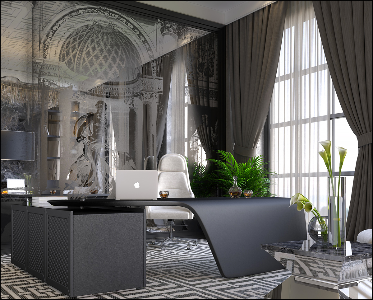 Interior design Office bentley smania modern luxury