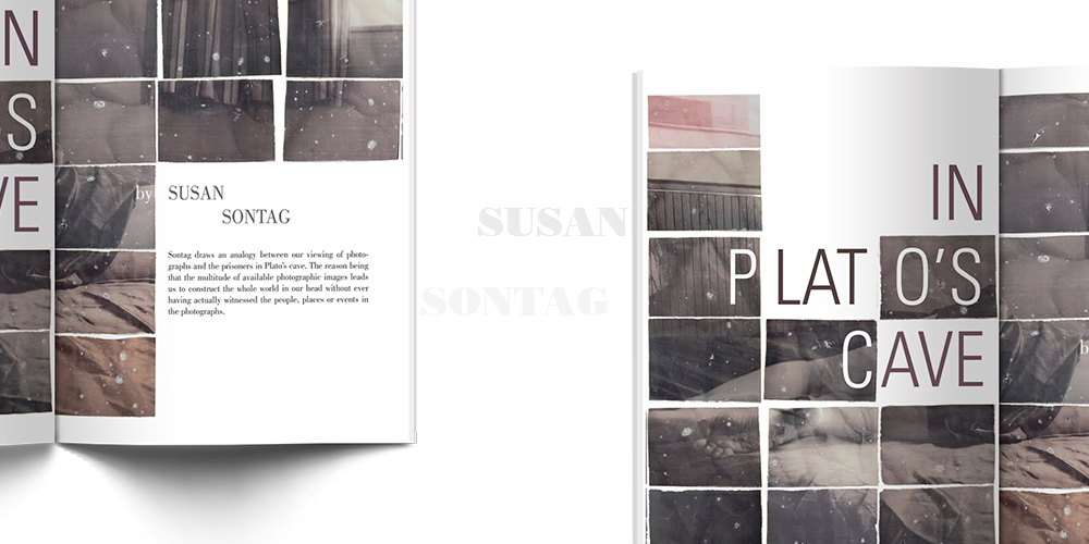 susan sontag e-magazine magazine interactive design Magzine Sprad