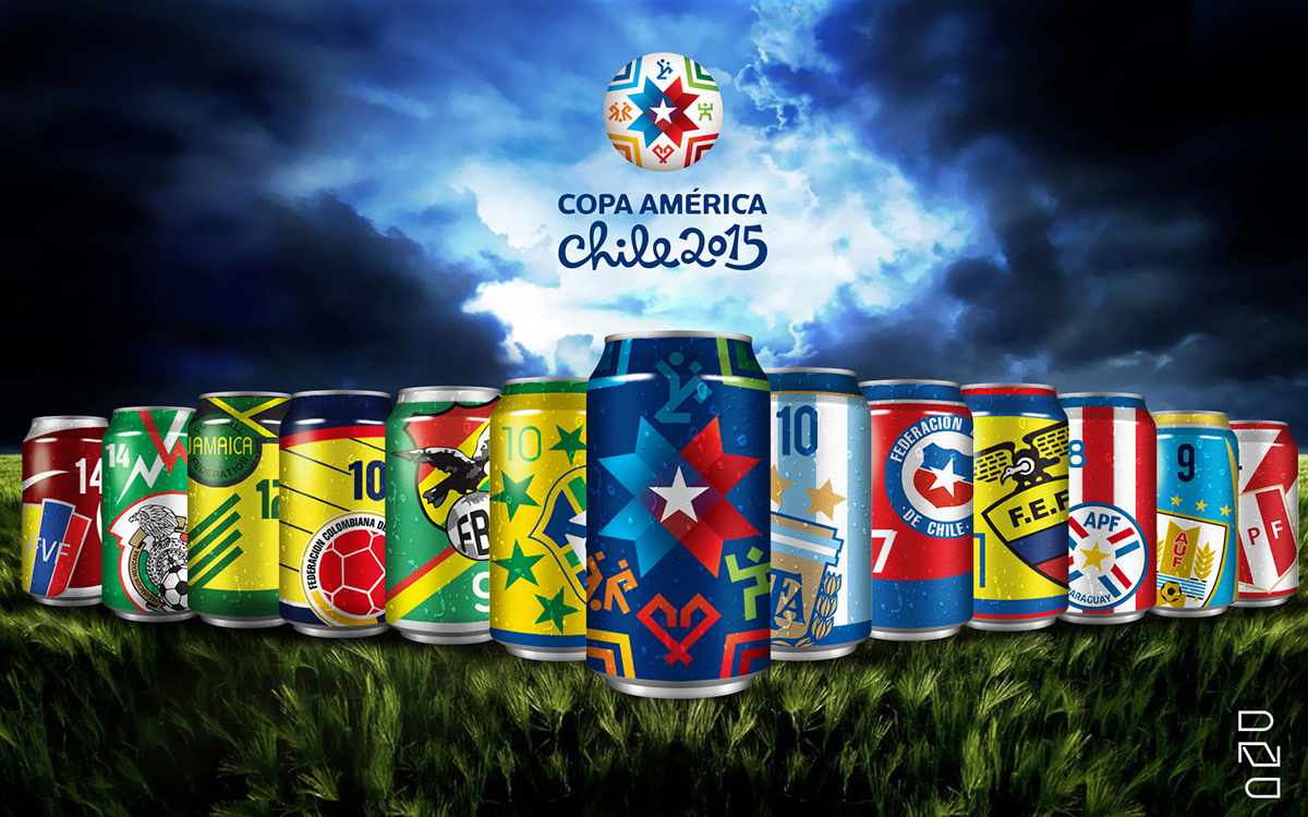 can drink soccer Futbol teams copa america Ecuador chile Brazil mexico bolivia argentina Latas paises