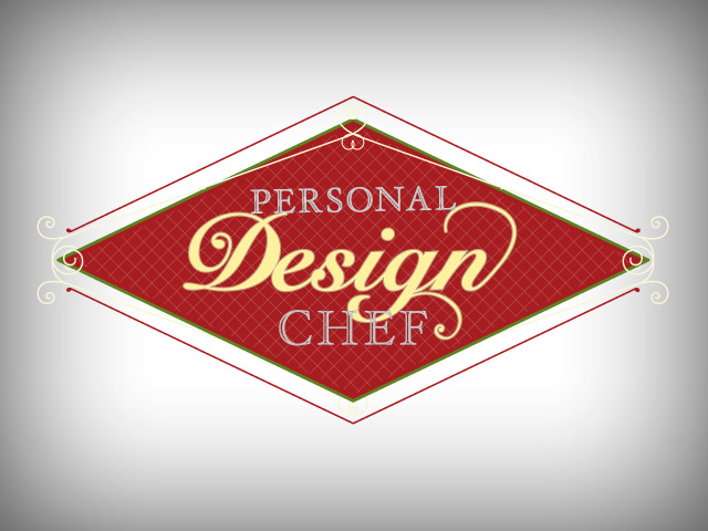 chef personal calligraphic frames Vintage Design Vintage Packaging self-promotion poster Custom