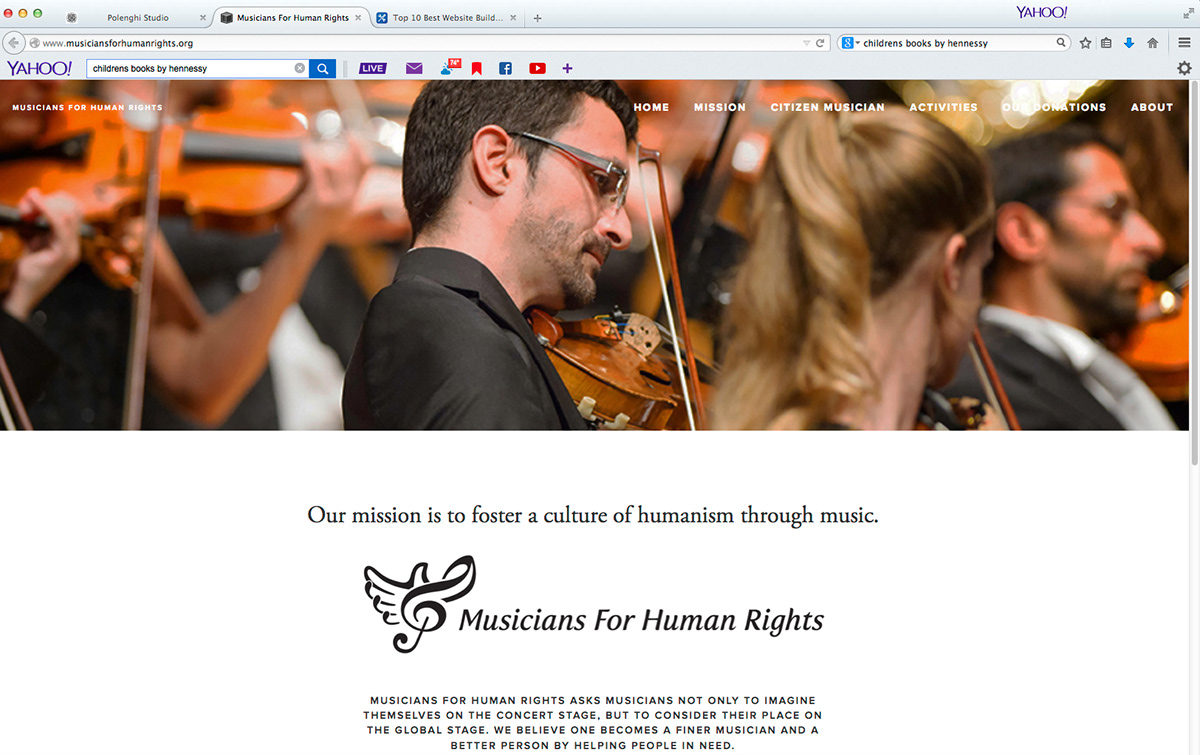 musicians logo peace Human rights