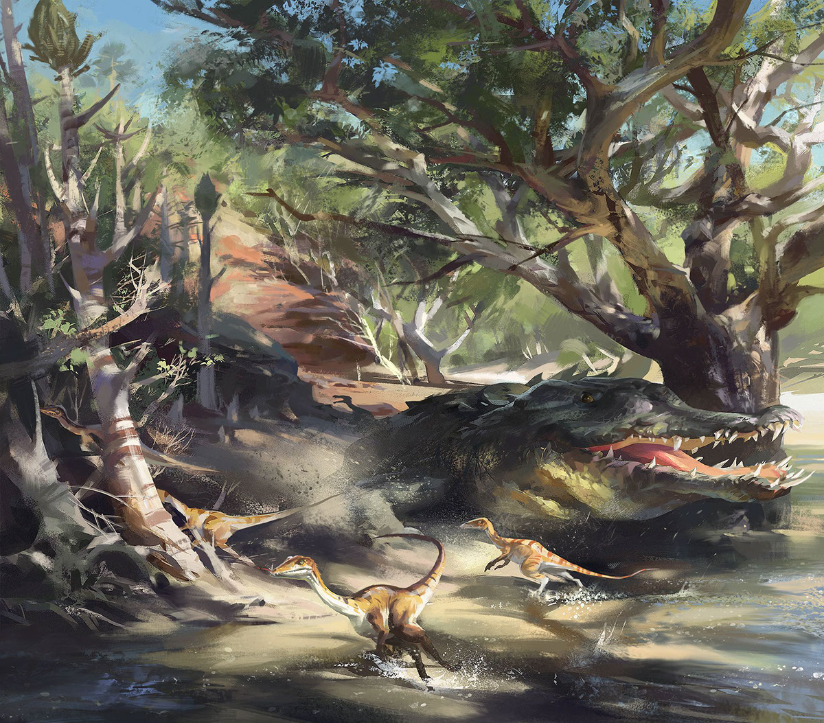 dinosaurs paleoart animals