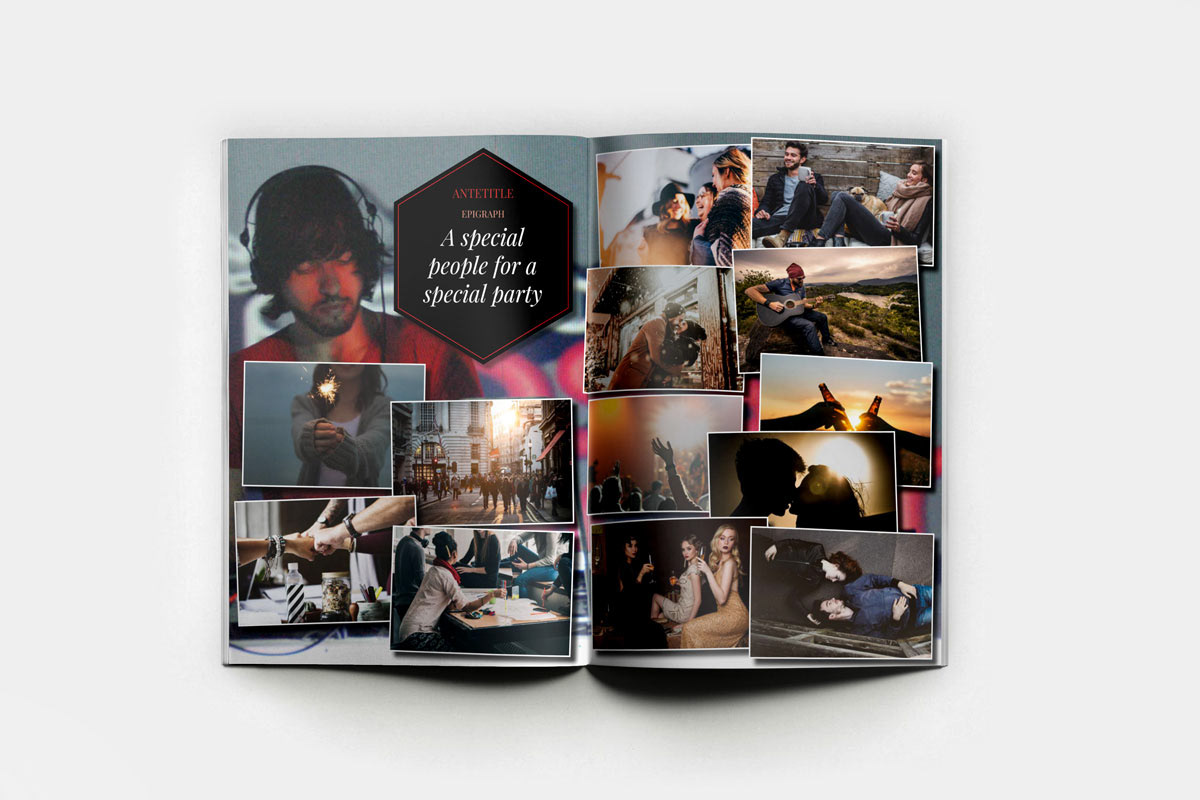 InDesign magazine template