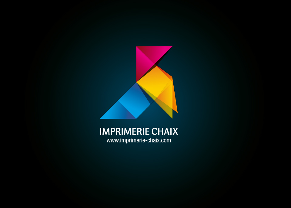 Imprimerie Chaix mute Marie Brun Logotype print Commercial cards offset  printer  logo identity  logo design