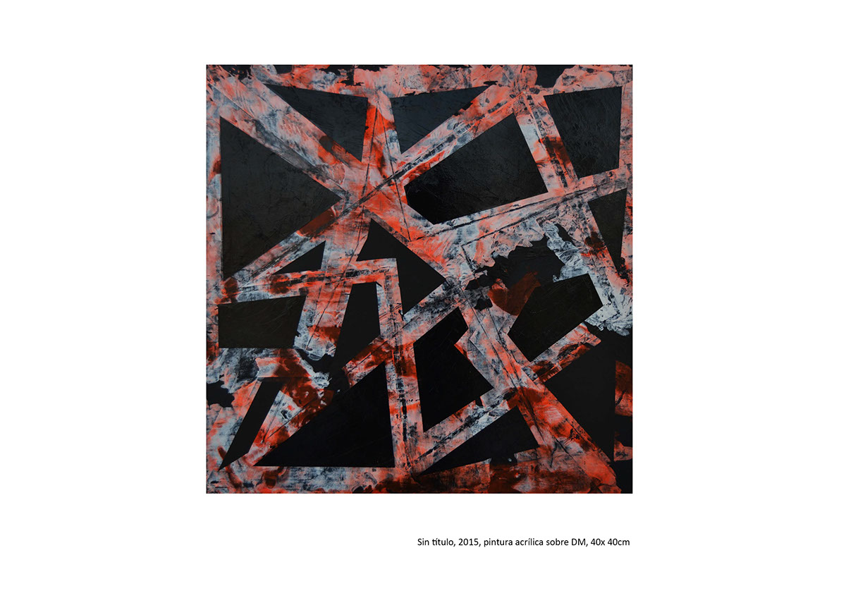 neon geometric organic acrylic Paiting pintura square cuadrado abstract abstracto lineas lines