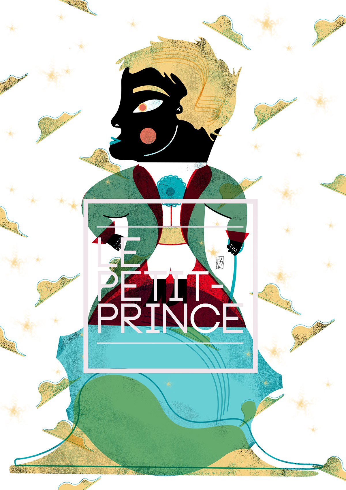 Le Petit Prince il piccolo principe The Little Prince book movie Cinema draw artwork Magic   prince FOX hat Creativity tribute children art