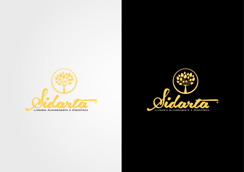 Sidarta logo brand identity Ricardo beleza bar library