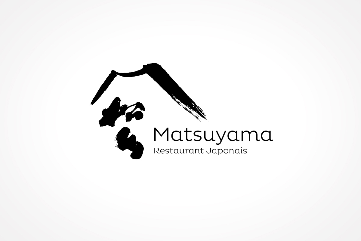 brand identity japan ONE & ONE logo VI Chinese Character menu billboard restaurant Food  Invitation signboard cuisine Japanese dish