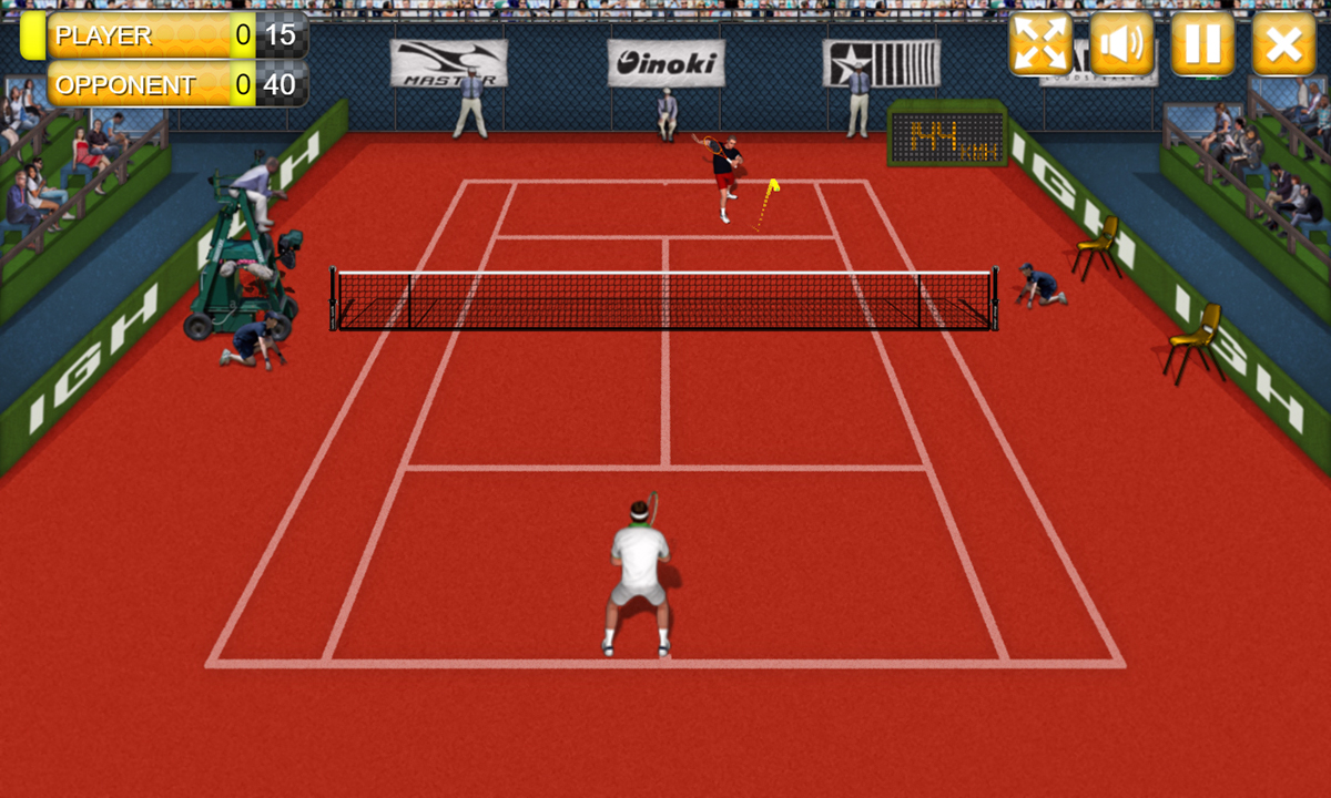 backhand court skill game smash sport sports tennis tennis game html5 game