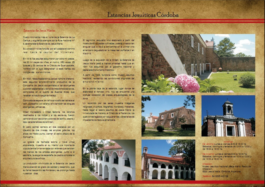 estancias cordoba jesuíticas Carpeta editorial Turismo parcial