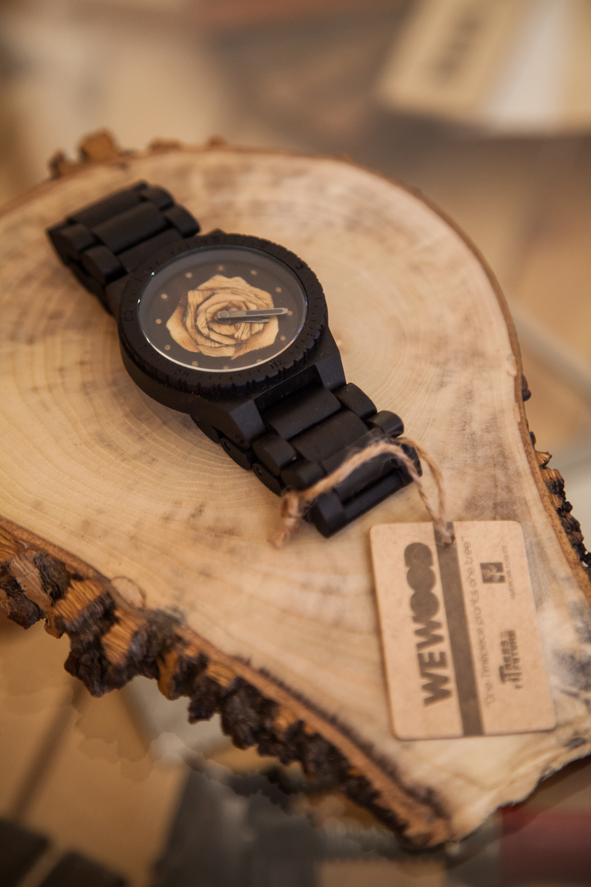 Wood Arts wood Intarsia marquetry inlay watch wood watch wewood limited edition alpha black clock face watch design