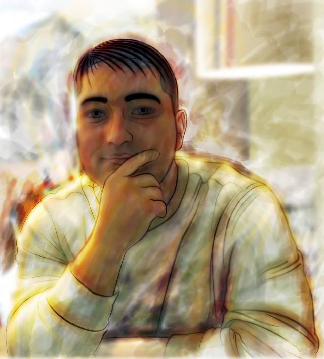 portrait self vector avatar