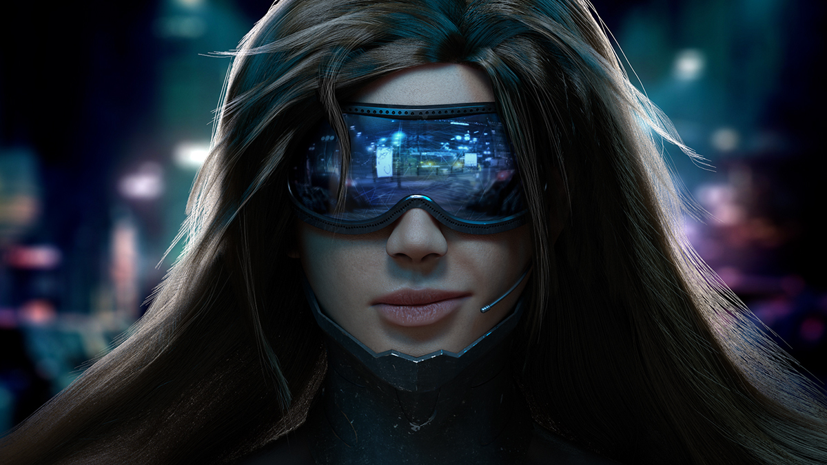 Cyberpunk Cybergirl glasses goggles punk  cyber