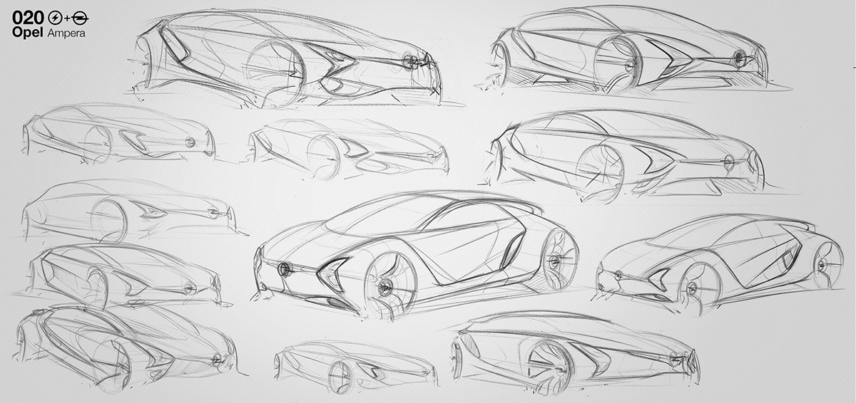 Opel design contest GM design contest Ampera 2020 ISD shortlisted Opel electric opel 2012