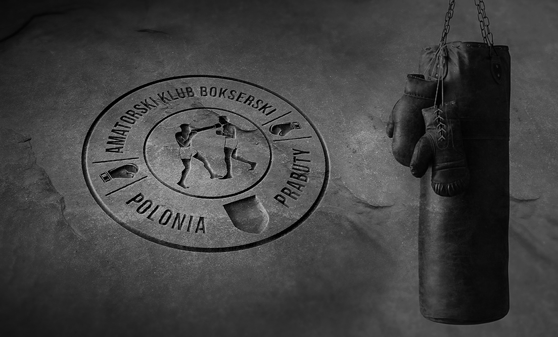 logo grafika design creative fight Boxing Polonia prabuty symbol