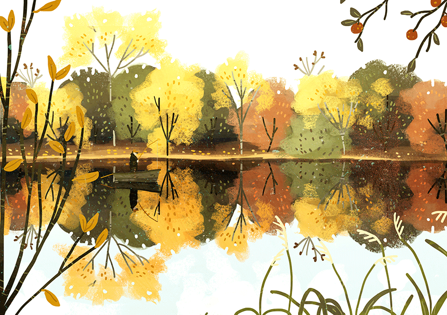 autumn animated gif Melancholic dreamy