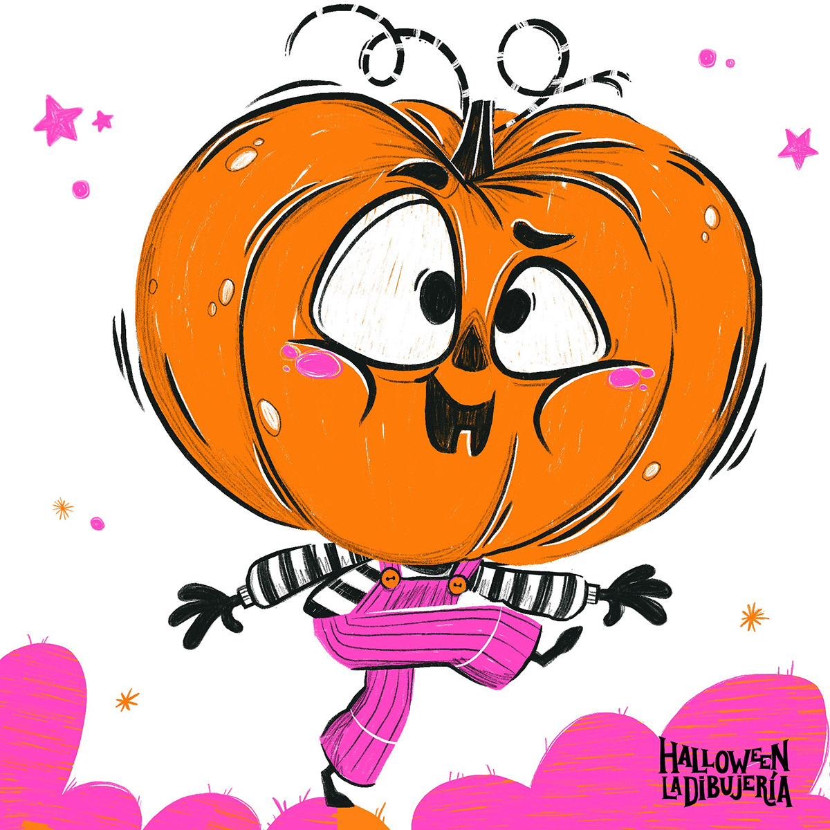 calabaza children illustration Halloween ILLUSTRATION  ilustracion ilustración infantil ilustradora kid lit art pumpkin