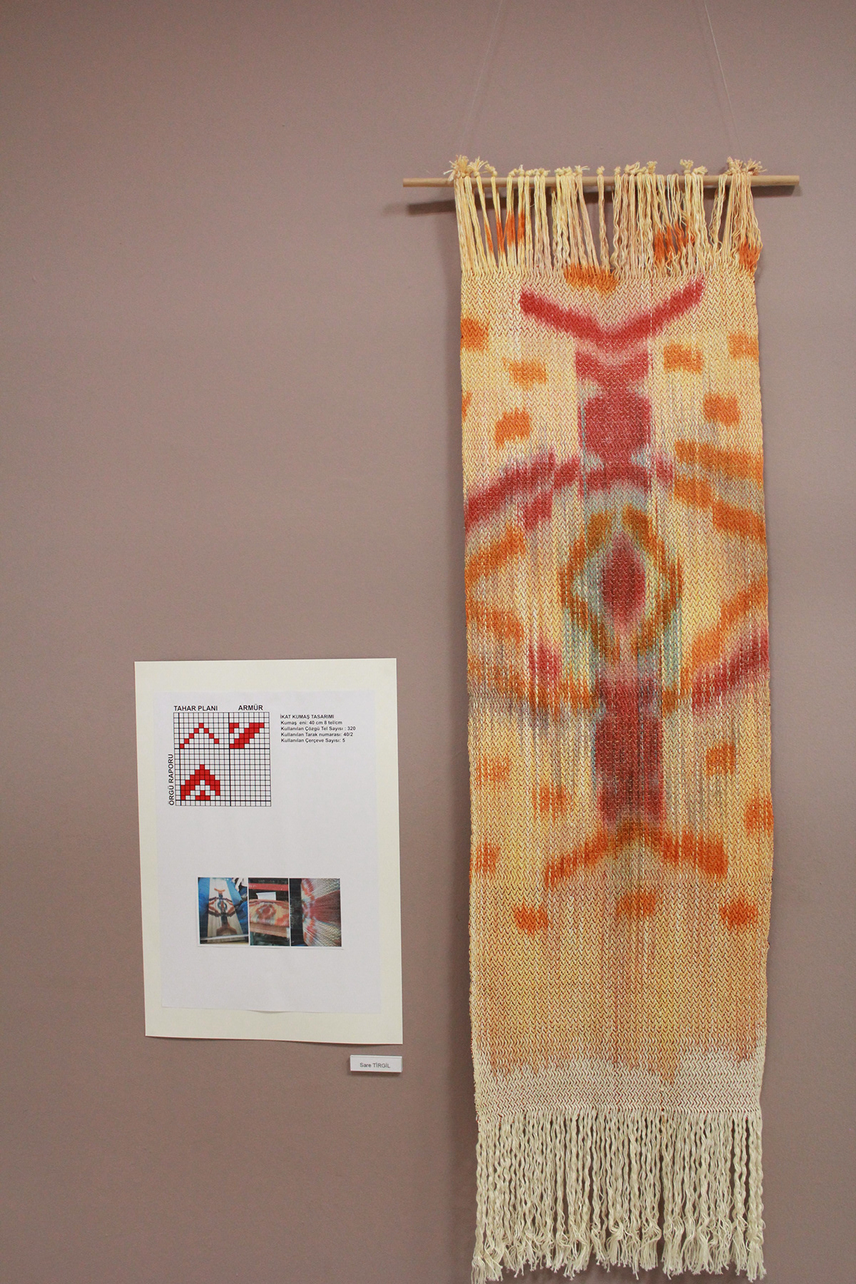 Ikat textile art crafts   fabric fiber pattern traditional weaving Woven