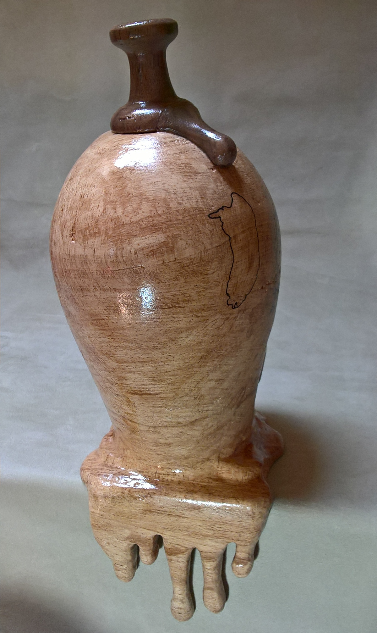 spalted wood wood turning Beech wood working  sculpture carving wood sculpture wood carving art