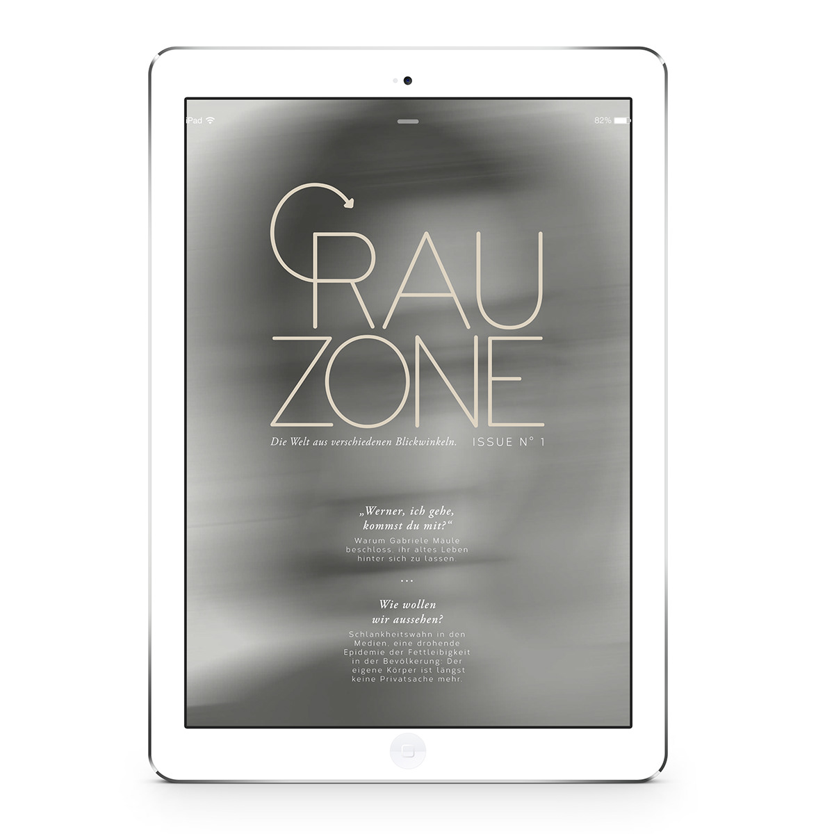 Grauzone grau student editorial iPad Emag konstanz people Menschen grey zone