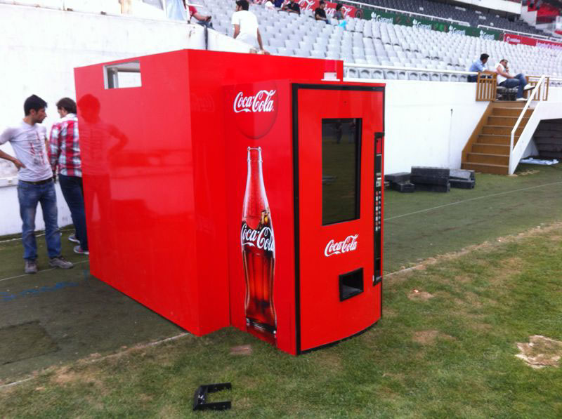Coca-Cola machine direct marketing