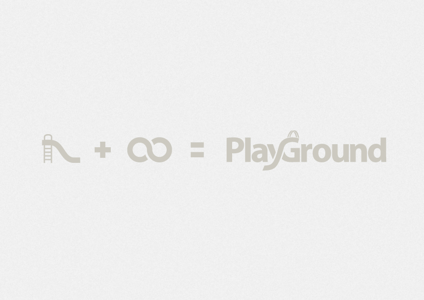slide  infinity connection mobile Games  Play ground visual  identity communication logo Icon mark  design