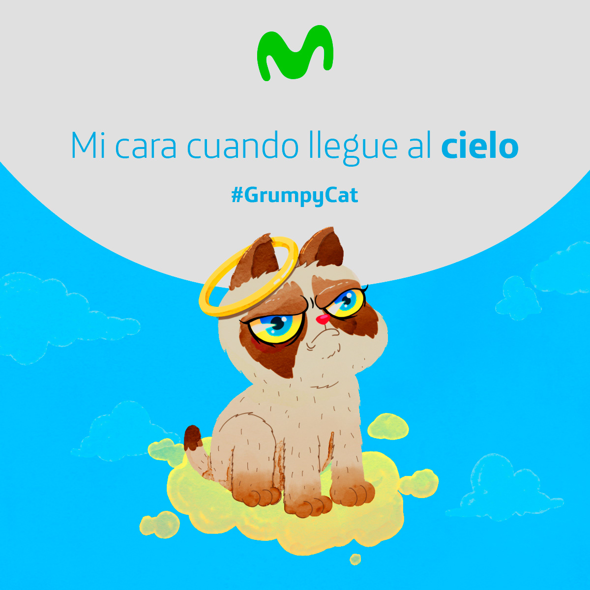 movistar Ecuador celulares digital facebook Desmuncubic redes sociales ilustracion animacion phone