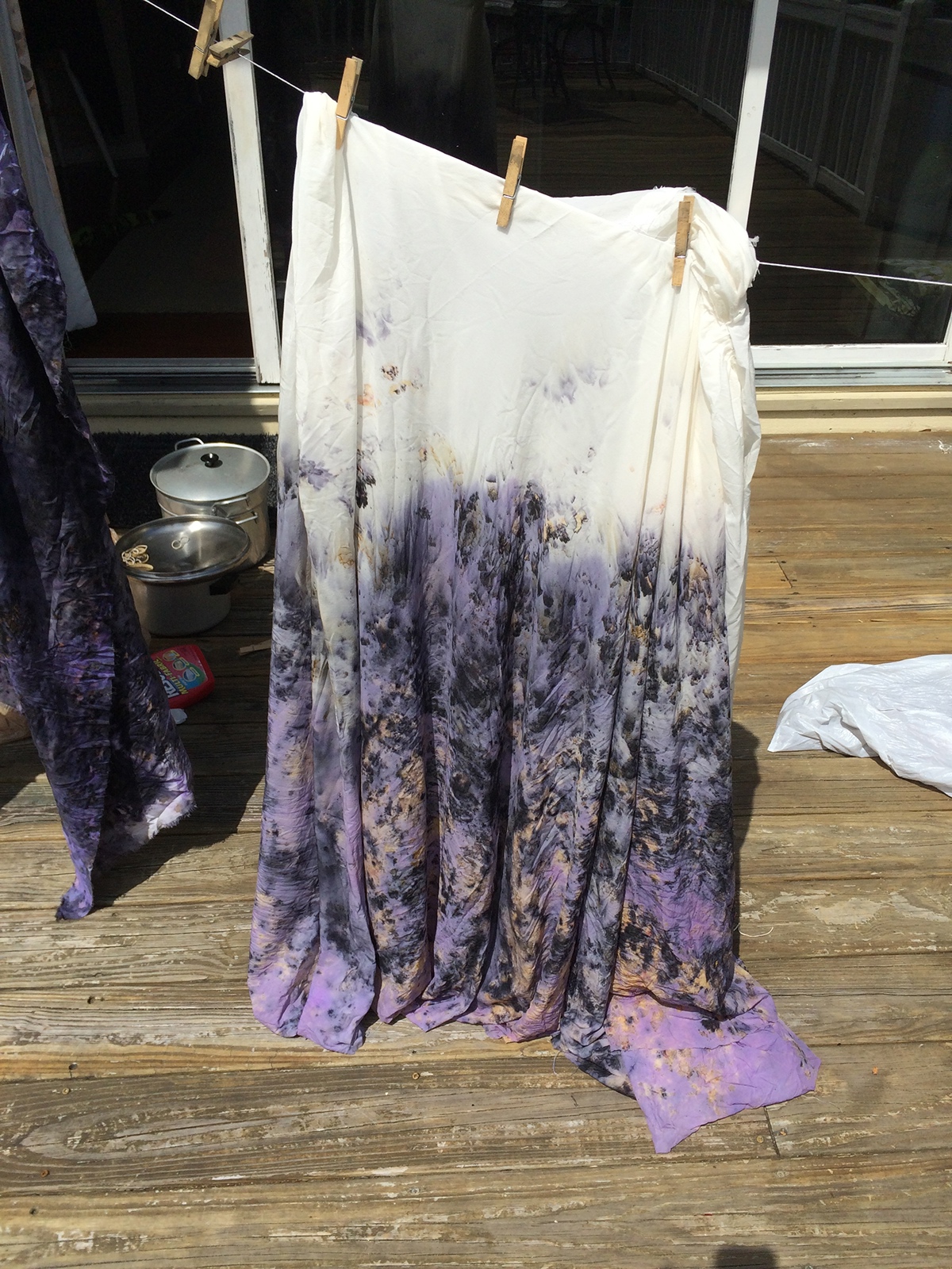 natural dyes Collaboration SCAD SILK Textiles