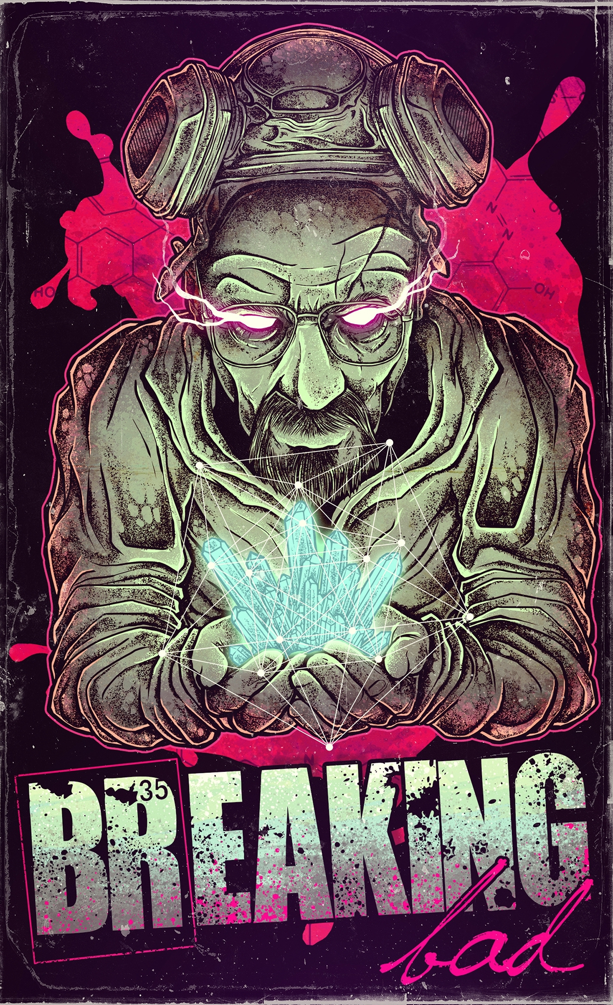 breaking bad chemistry meth heisenberg walter white Jesse Pinkman Methamphetamine crystal