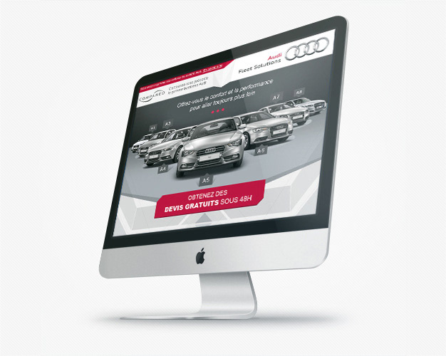 Audi Web UI ux interactive