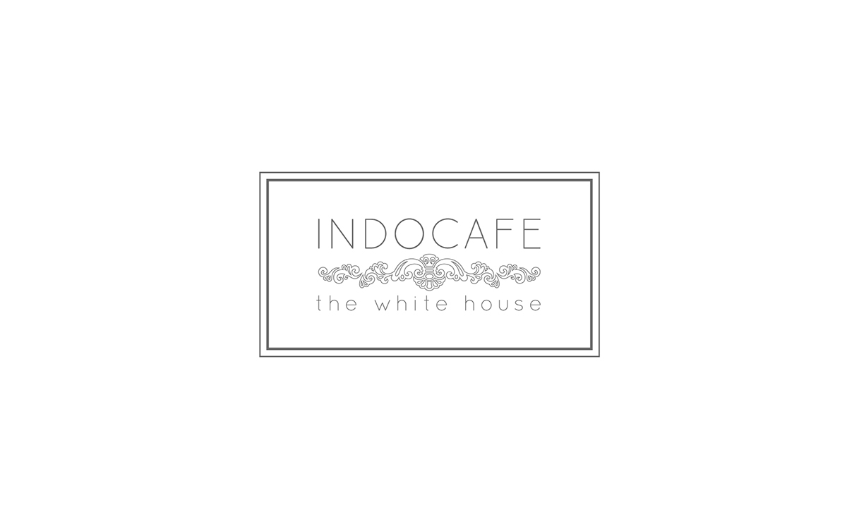 Indocafe  restaurant Peranakan modern Food  identity brand singapore menu namecard pattern