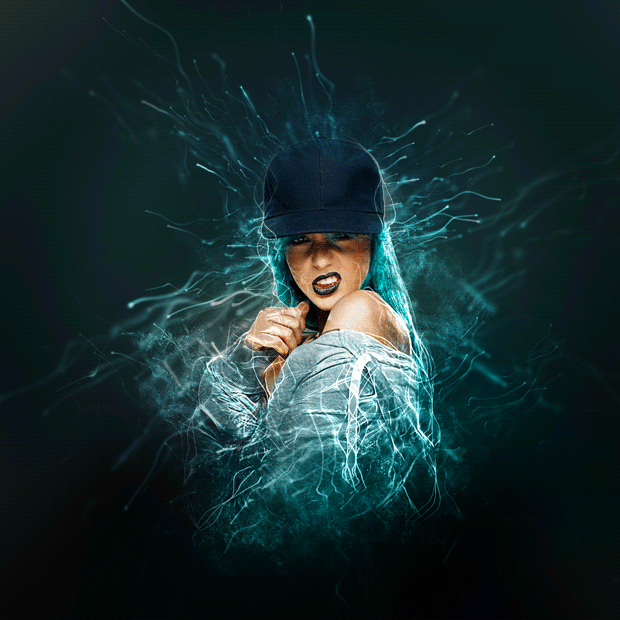 Gif Animated Particle Explosion Photoshop Action on Behance