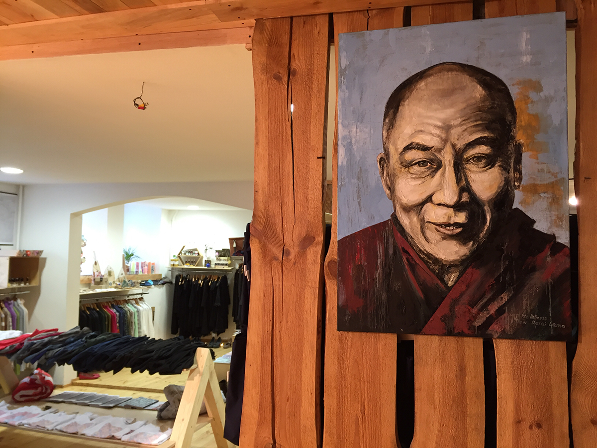 Dalai Lama oil canvas