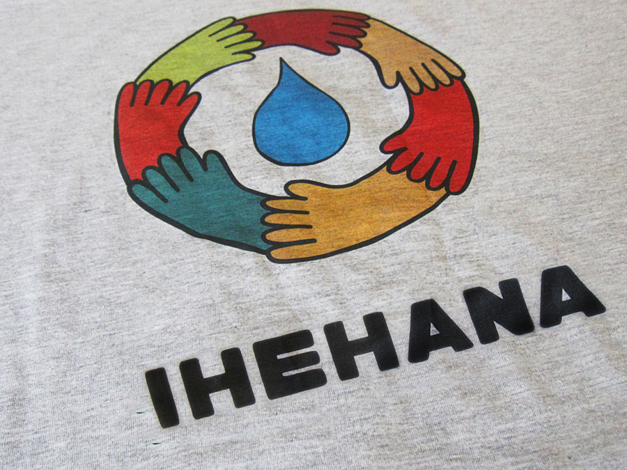 Ihehana logo water Kiosk hands villages tansania