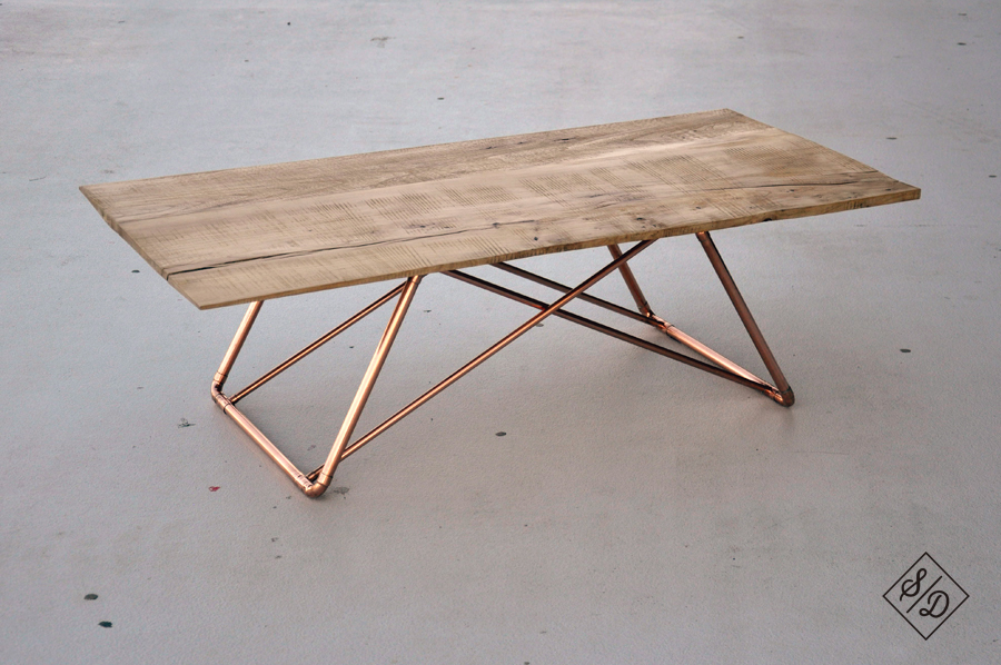 coffee table table Coffee copper ash wood wood design furniture