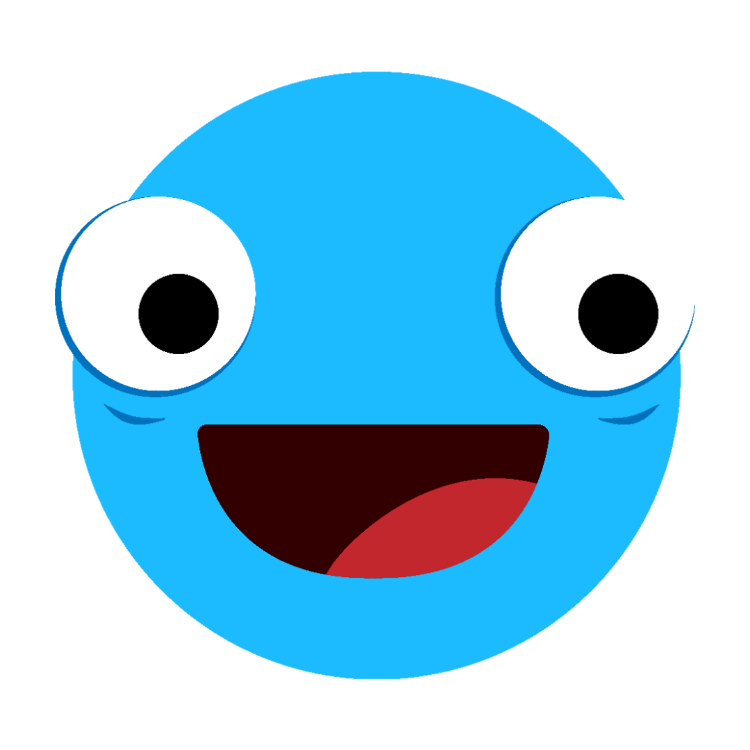 discord bot Emoji funny laughing blue