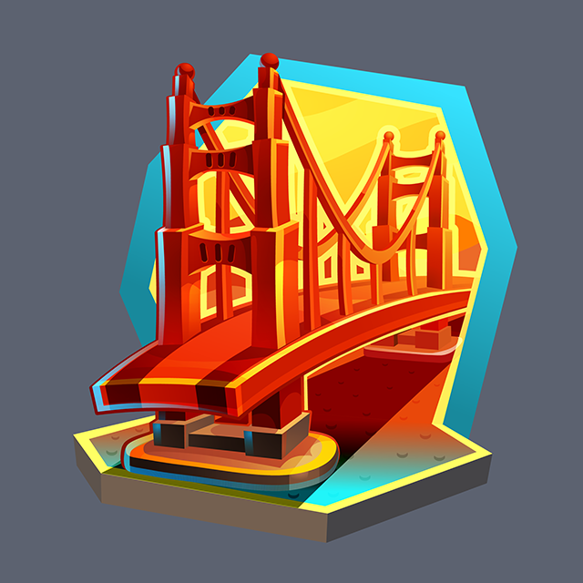 San Francisco Golden Gates bridge