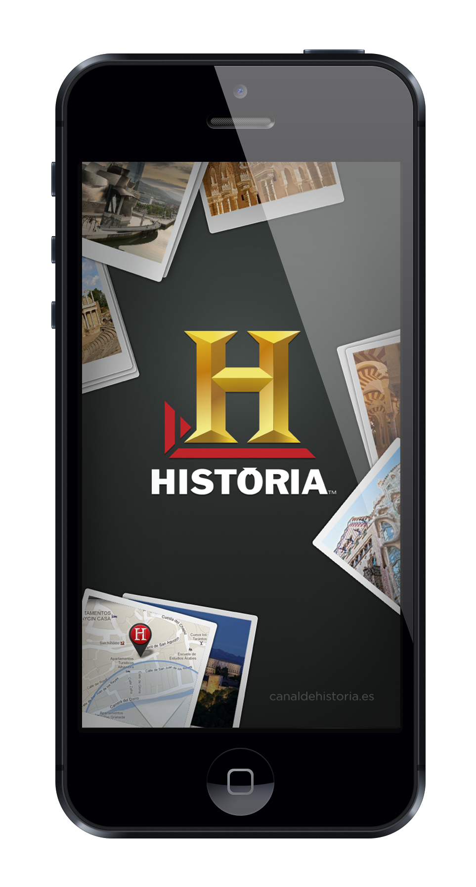 historia app iphone design