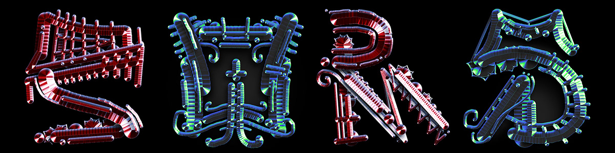 typography   type 36 days adobe lettering letter alphabet metal neon logo