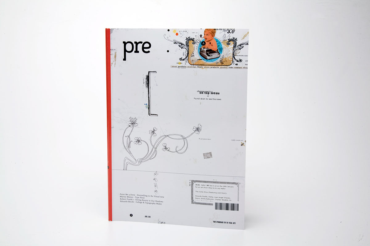 Adobe Portfolio magazine collabrative collage Mix media Layout spread print publication